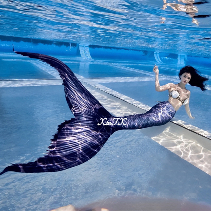 Ocean Aquarium - Adult Mermaid Tail Swimsuit Swimming Mermaid