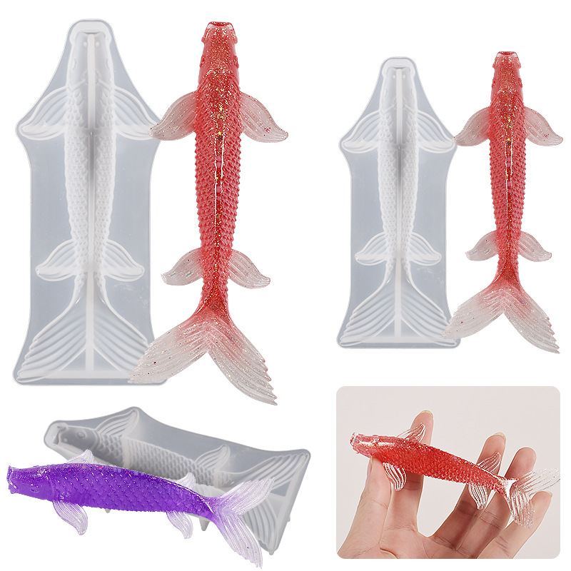 3D Koi Fish Shaped Epoxy Resin - Marine Fish Tank 评论和价格