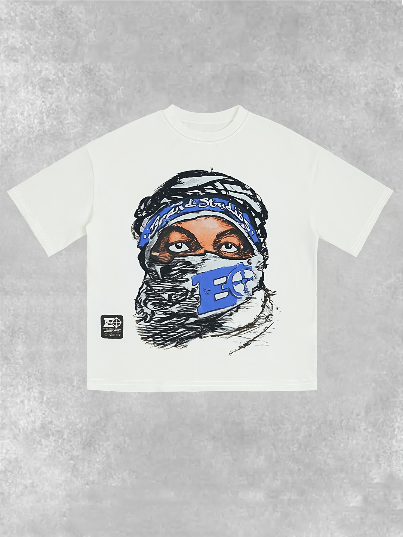 Streetwear T Shirt Y2K Hip Hop - Live Rock 评论和价格