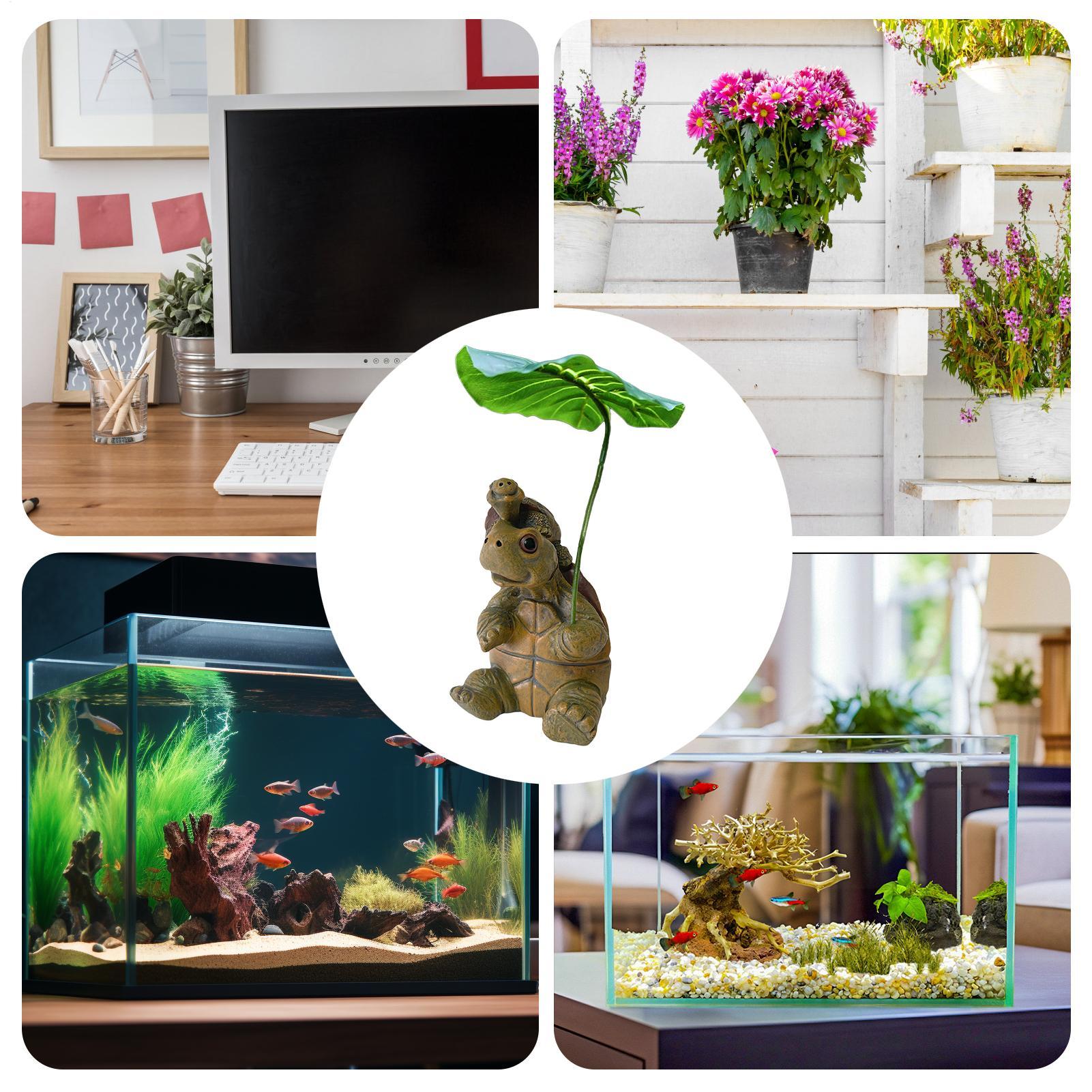Turtle Figurine Fish Tank Deco - Saltwater Tank 评论和价格