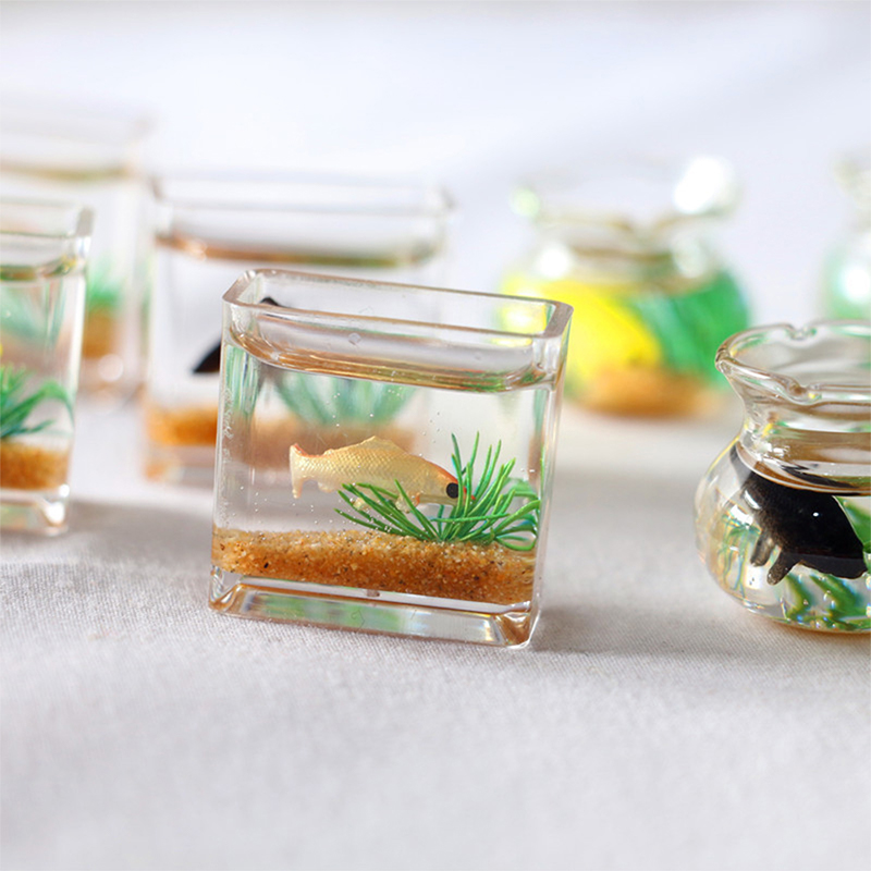 Home Ornament Doll House Decor - Ocean Aquarium 评论和价格